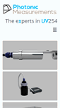 Mobile Screenshot of photonicmeasurements.com